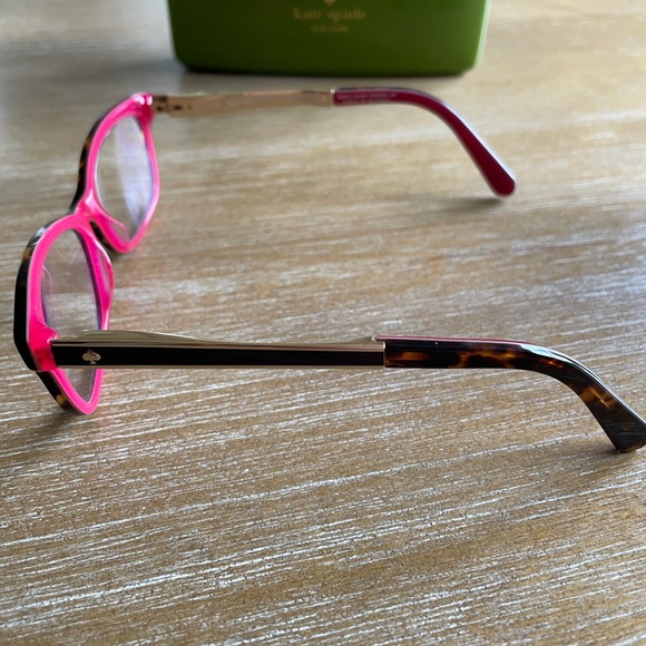 Kate Spade Angelisa Eye Glasses, Tortoise & Pink, S0X 135 - Picture 10 of 11